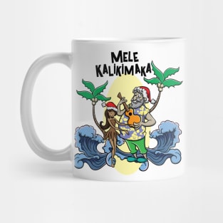 Mele Kalikimaka Haka Dance Maori Christmas Hawaii Xmas Gift Mug